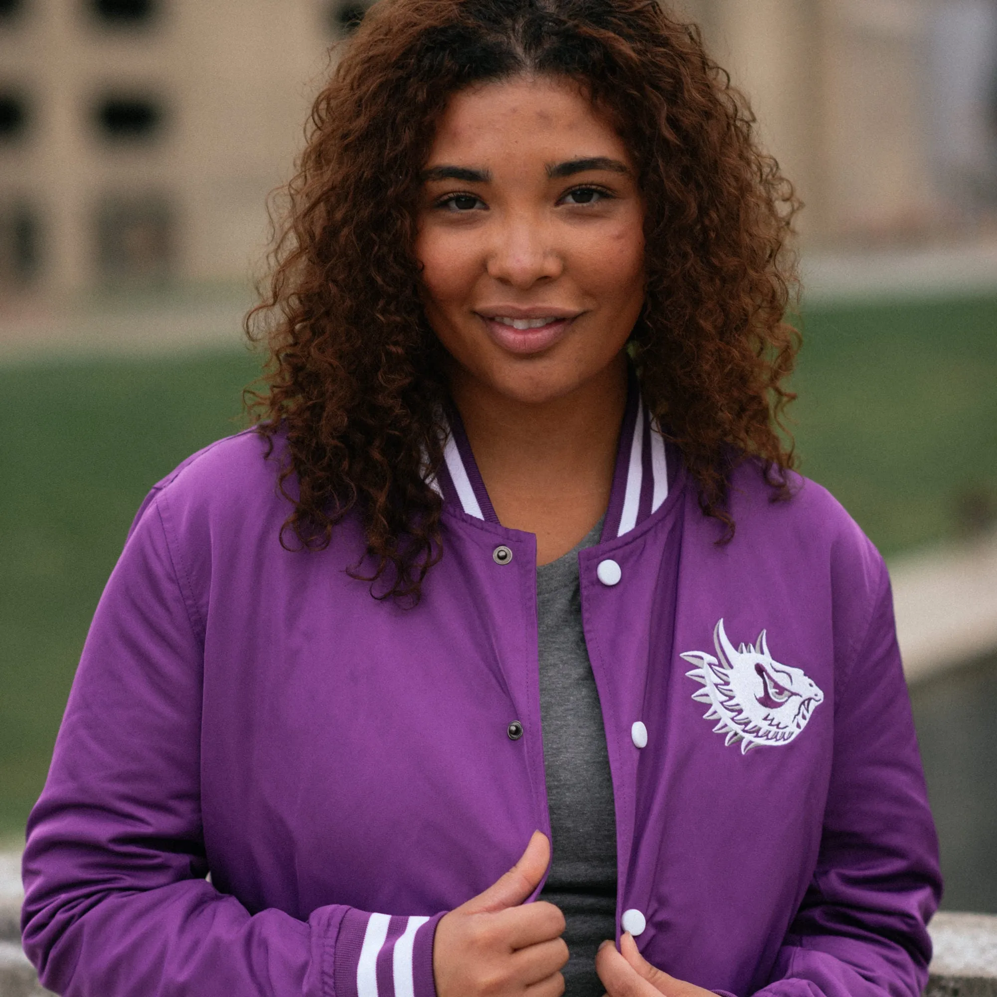 TCU Horned Frogs Vintage-Inspired Bomber Jacket