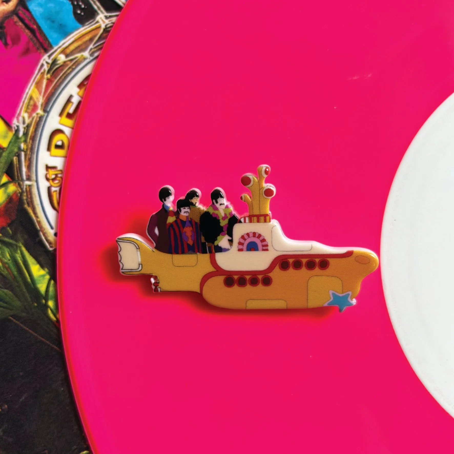 The Beatles Yellow Submarine Brooch