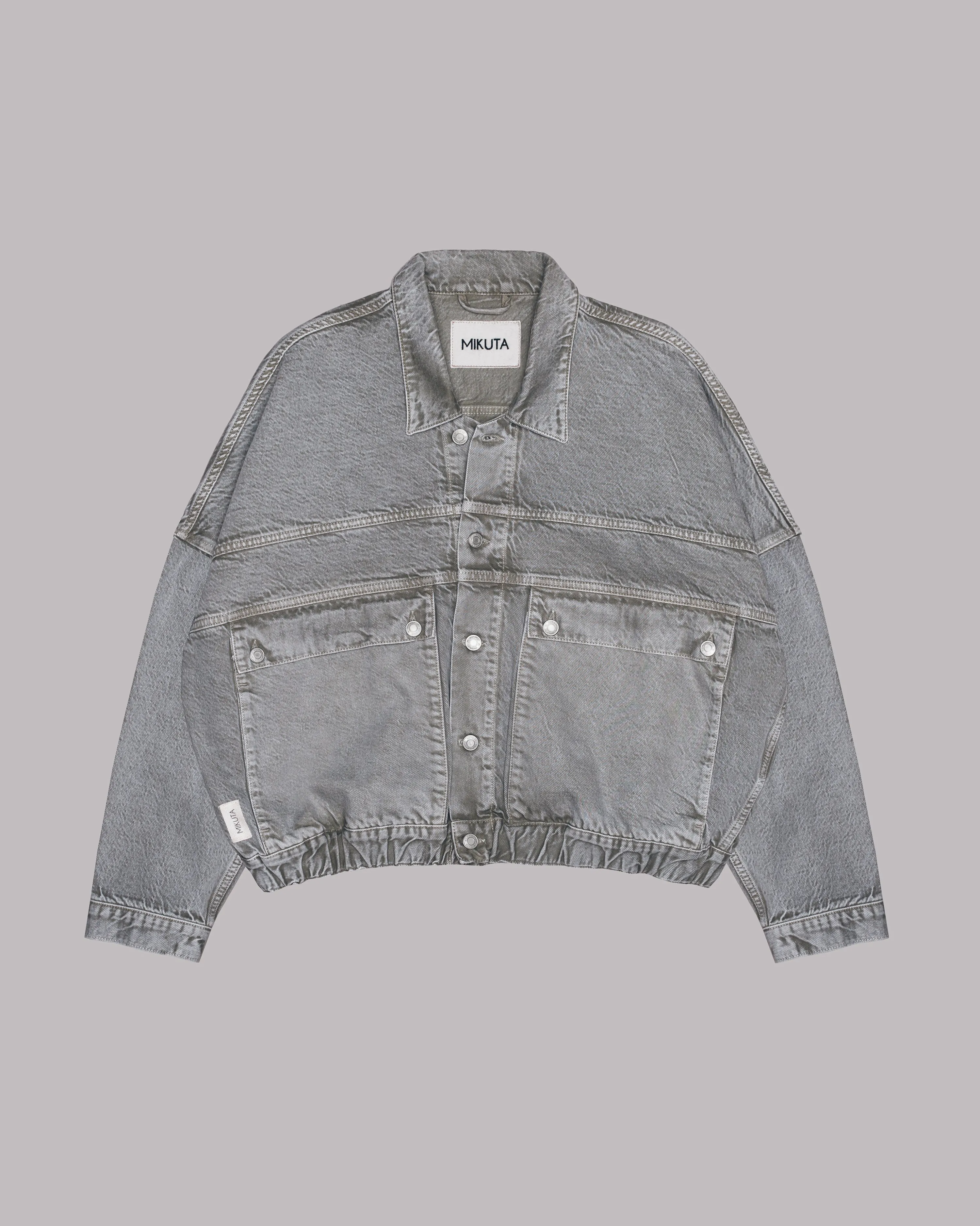 The Khaki Faded Denim Jacket