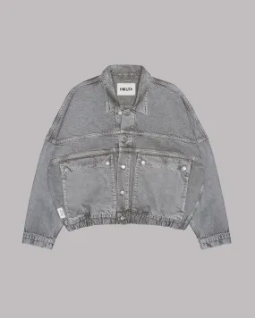 The Khaki Faded Denim Jacket