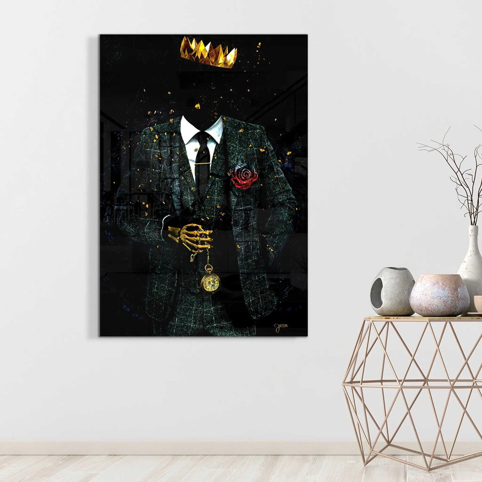 Time is King Acrylic Print