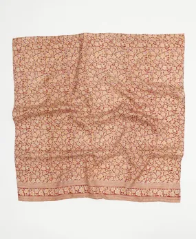 Vintage Silk Square Scarf - No. 240710