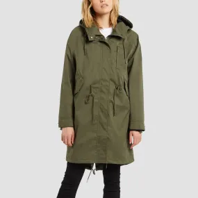 Volcom Parmyka 3in1 Parka Jacket Olive - Womens