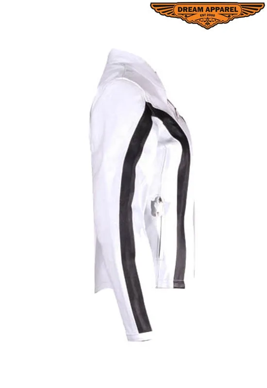 Womens White Jacket With Z/O Lining