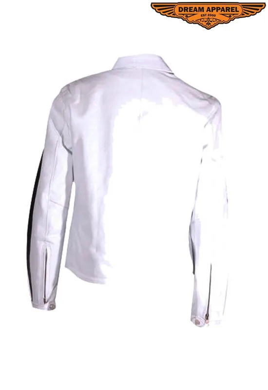 Womens White Jacket With Z/O Lining