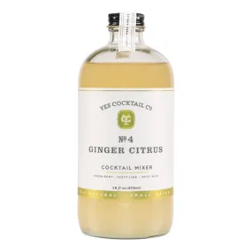 YES COCKTAIL CO - GINGER CITRUS COCKTAIL MIXER